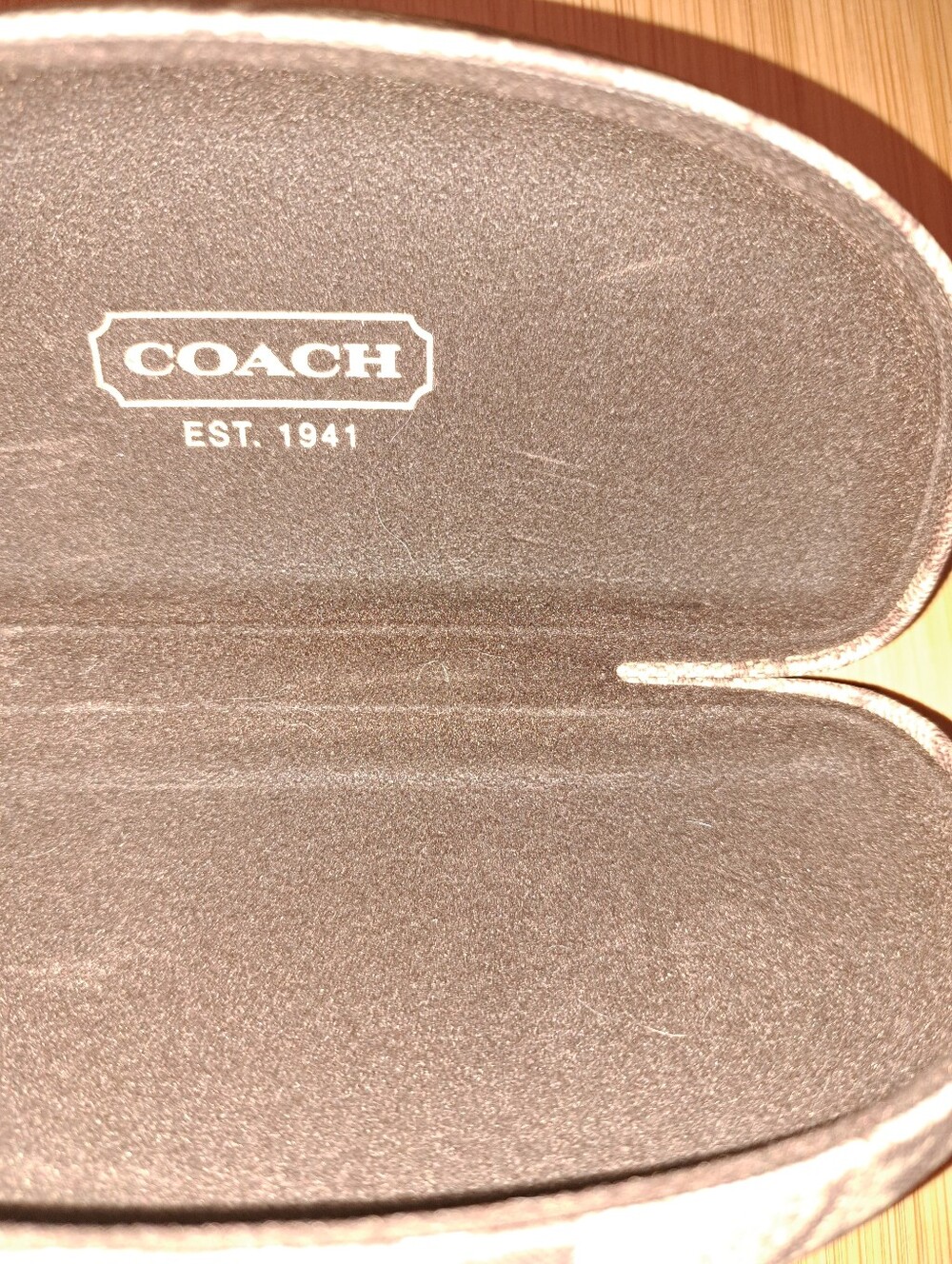 ππCOACH Jasmine Aviator Sunglasses In Pink Crystal Gold W/ Case And Dust Cloth - Picture 6 of 15